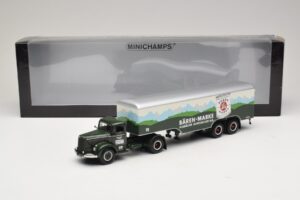 Mercedes LS315 Koffersattelzug Bärenmarke Minichamps 1:43 499034780 Kovina – slika 6 od 6
