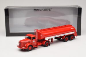 Mercedes LS315 Tanksattelzug Esso Minichamps 1:43 499034770 Kovina – slika 6 od 6