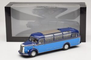 Mercedes O 3500 Avtobus Svetlo Modra Temno Modra Minichamps 1:43 439360011 Kovina – slika 6 od 6