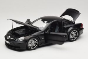 Mercedes SL65 AMG R230 Black Series Matt Black Minichamps 1:18 100038121 Kovina – slika 2 od 8