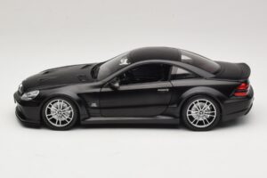 Mercedes SL65 AMG R230 Black Series Matt Black Minichamps 1:18 100038121 Kovina – slika 4 od 8