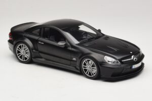 Mercedes SL65 AMG R230 Black Series Matt Black Minichamps 1:18 100038121 Kovina – slika 6 od 8