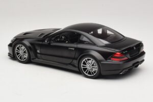 Mercedes SL65 AMG R230 Black Series Matt Black Minichamps 1:18 100038121 Kovina – slika 7 od 8