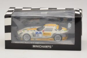 Mercedes SLS AMG GT3 #21 Rowe Racing Hartung / Heyer Nurburgring 24 Hours 2013 Minichamps 1:43 410133221 Kovina – slika 4 od 4