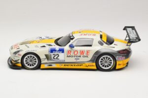 Mercedes SLS AMG GT3 #22 Graf / Jager Rowe Racing 24 Hours of Nurburgring 2013 Minichamps 1:18 151133122 Kovina – slika 3 od 6