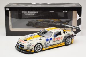 Mercedes SLS AMG GT3 #22 Graf / Jager Rowe Racing 24 Hours of Nurburgring 2013 Minichamps 1:18 151133122 Kovina – slika 6 od 6