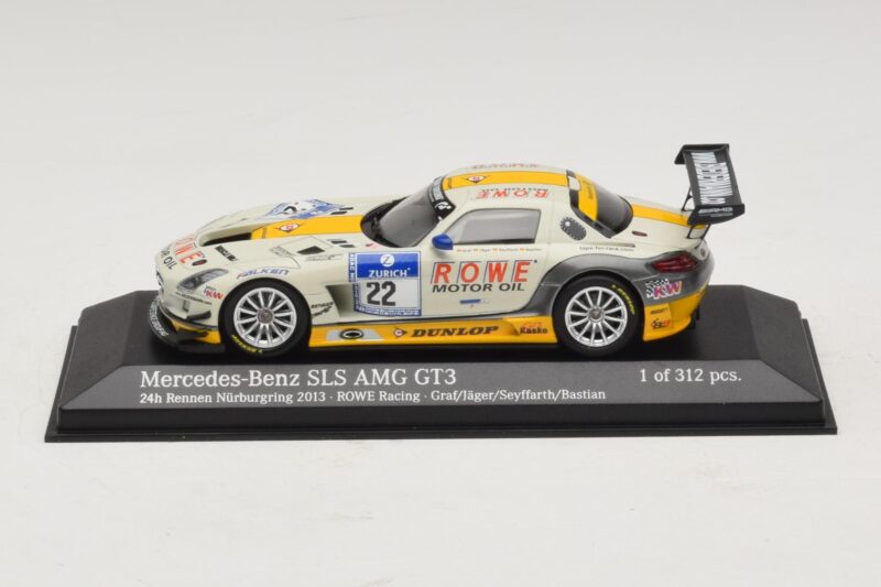 Mercedes SLS AMG GT3 #22 Rowe Racing Graf / Jager Nurburgring 24 Hours 2013 Minichamps 1:43 Mercedes SLS AMG GT3 #22 Rowe Racing Graf / Jager Nurburgring 24 Hours 2013 Minichamps 1:43 410133222 Kovina