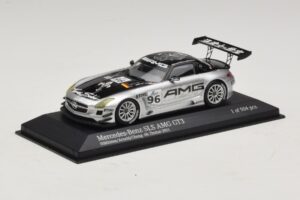 Mercedes SLS AMG GT3 #96 M. Hakkinen / R. Arnold 6 Hours of Zhuhai 2011 Minichamps 1:43 410113296 Kovina – slika 2 od 4