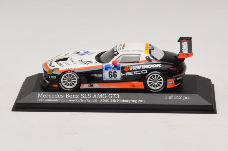 Mercedes SLS AMG GT3 #66 Hankook C. Frankenhout / Simonsen 24 Hours of Nurburgring 2012 Minichamps 1:43 437123266 Kovina