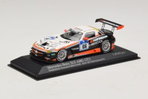 Mercedes SLS AMG GT3 #66 Hankook C. Frankenhout / Simonsen 24 Hours of Nurburgring 2012 Minichamps 1:43 437123266 Kovina – slika 2 od 4