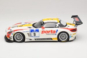 Mercedes SLS AMG GT3 #9 B. Schneider / J. Bleekemolen Black Falcon 24 Hours of Nurburgring Winner 2013 Minichamps 1:18 151133 – slika 3 od 6