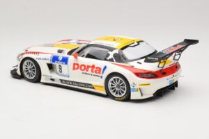 Mercedes SLS AMG GT3 #9 B. Schneider / J. Bleekemolen Black Falcon 24 Hours of Nurburgring Winner 2013 Minichamps 1:18 151133 – slika 5 od 6