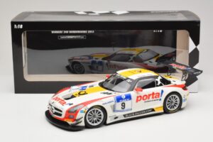 Mercedes SLS AMG GT3 #9 B. Schneider / J. Bleekemolen Black Falcon 24 Hours of Nurburgring Winner 2013 Minichamps 1:18 151133 – slika 6 od 6