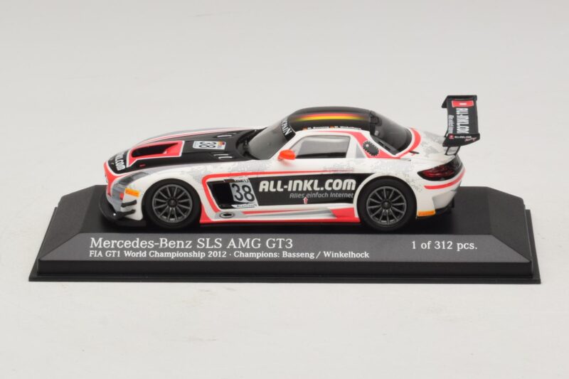 Mercedes SLS AMG GT3 All-Inkl.com #38 FIA GT1 World Championship 2012 Champions Minichamps 1:43 Mercedes SLS AMG GT3 All-Inkl.com #38 FIA GT1 World Championship 2012 Champions Minichamps 1:43 410123238 Kovina
