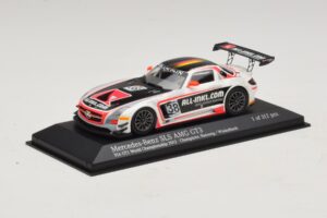 Mercedes SLS AMG GT3 All-Inkl.com #38 FIA GT1 World Championship 2012 Champions Minichamps 1:43 410123238 Kovina – slika 2 od 4