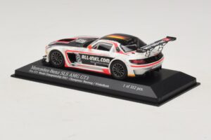 Mercedes SLS AMG GT3 All-Inkl.com #38 FIA GT1 World Championship 2012 Champions Minichamps 1:43 410123238 Kovina – slika 3 od 4