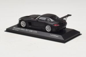 Mercedes SLS AMG GT3 Mat Črn Minichamps 1:43 410113200 Kovina – slika 3 od 4