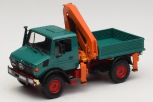 Mercedes Unimog 1300 L Prekucnik z Nakladalno Žerjavo Minichamps 1:43 439033000 Kovina