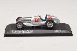 Mercedes W125 R. Caracciola German GP 1937 Minichamps 1:43 400370012 Kovina