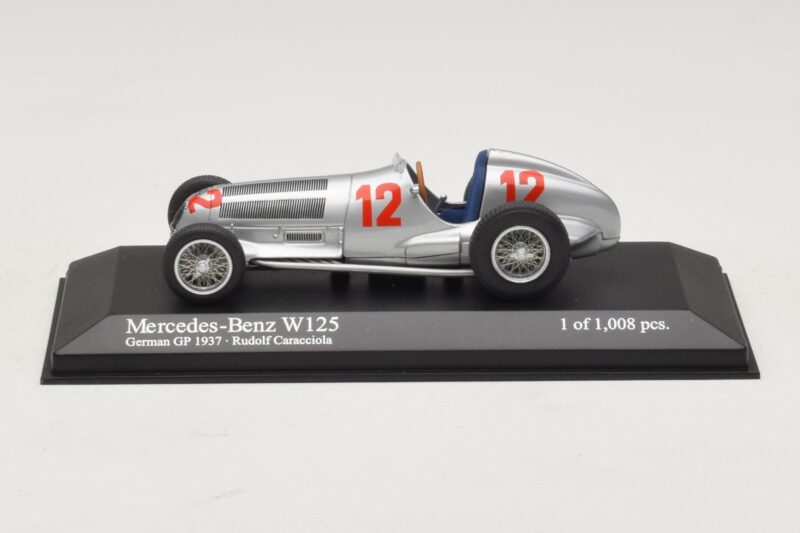 Mercedes W125 R. Caracciola German GP 1937 Minichamps 1:43 400370012 Kovina