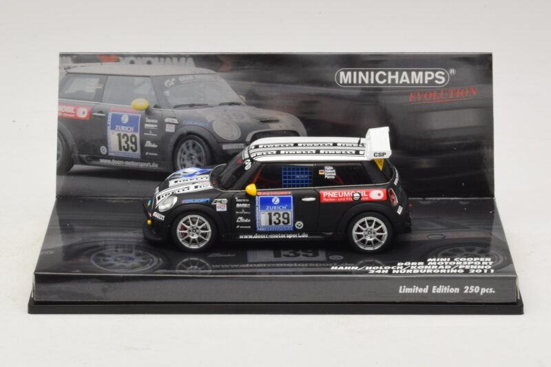Mini Cooper Dörr Motorsport #139 Hahn / Holoch 24 Hours of Nürburgring 2011 Minichamps 1:43 437112139 Kovina