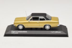 Opel Commodore A Zlat Metalik Minichamps 1:43 430046165 Kovina