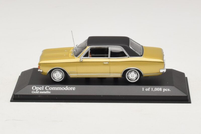 Opel Commodore A Zlat Metalik Minichamps 1:43 430046165 Kovina