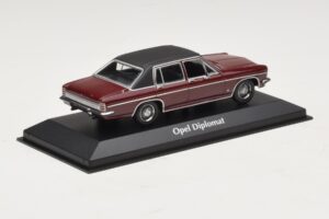 Opel Diplomat B Temno Rdeč Maxichamps 1:43 940046071 Kovina – slika 2 od 4