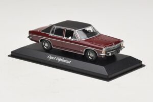 Opel Diplomat B Temno Rdeč Maxichamps 1:43 940046071 Kovina – slika 3 od 4