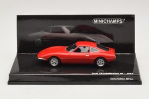 Opel Experimental GT Rdeč Minichamps 1:43 437045020 Kovina