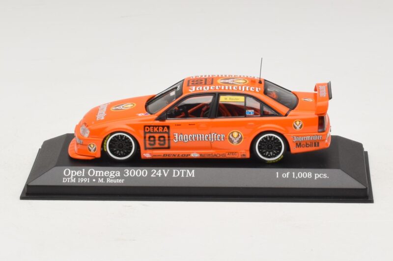 Opel Omega 3000 24V #99 Jägermeister M. Reuter DTM 1991 Minichamps 1:43 400914499 Kovina