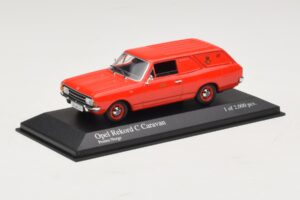 Opel Rekord Caravan Norwegian Post Minichamps 1:43 433046195 Kovina – slika 2 od 4
