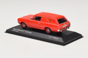 Opel Rekord Caravan Norwegian Post Minichamps 1:43 433046195 Kovina – slika 3 od 4