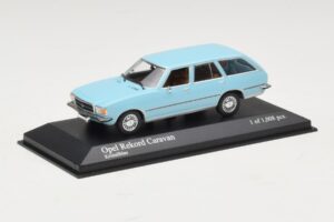 Opel Rekord D Caravan Svetlo Modra Minichamps 1:43 400044014 Kovina – slika 2 od 4