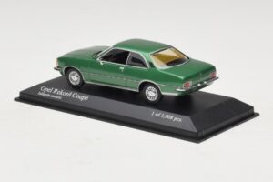 Opel Rekord D Kupe Zelena Kovinska Minichamps 1:43 400044022 Kovina – slika 3 od 4
