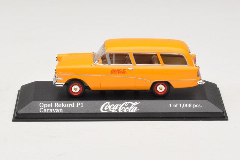 Opel Rekord P1 Caravan Coca-Cola Minichamps 1:43 Opel Rekord P1 Caravan Coca-Cola Minichamps 1:43 430043270 Kovina