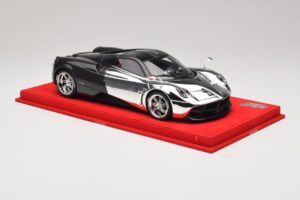 Pagani Huayra Chrome Silver Edinstven Kos BBR 1:18 P1873CM Smola – slika 4 od 7