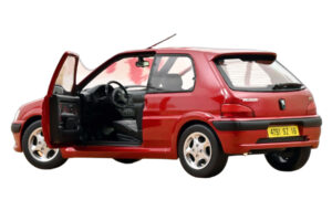 Peugeot 106 S16 Lucifer Red Norev 1:18 184921 Kovina – slika 2 od 3