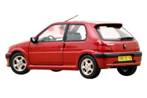 Peugeot 106 S16 Lucifer Red Norev 1:18 184921 Kovina – slika 3 od 3