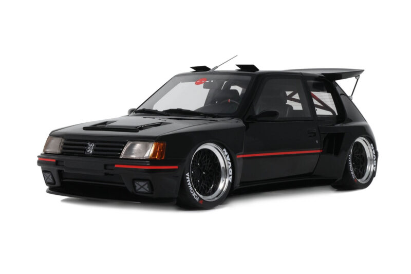 Peugeot 205 Khyzyl Saleem Črn Otto 1:18 Peugeot 205 Khyzyl Saleem Črn Otto 1:18 OT1257 Smola