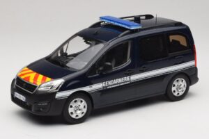 Peugeot Partner Gendarmerie Temno Modra Norev 1:18 184890 Kovina