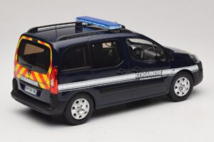 Peugeot Partner Gendarmerie Temno Modra Norev 1:18 184890 Kovina – slika 2 od 6