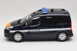 Peugeot Partner Gendarmerie Temno Modra Norev 1:18 184890 Kovina – slika 3 od 6