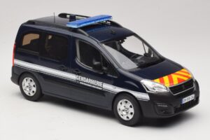 Peugeot Partner Gendarmerie Temno Modra Norev 1:18 184890 Kovina – slika 4 od 6