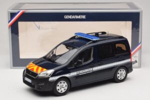 Peugeot Partner Gendarmerie Temno Modra Norev 1:18 184890 Kovina – slika 6 od 6