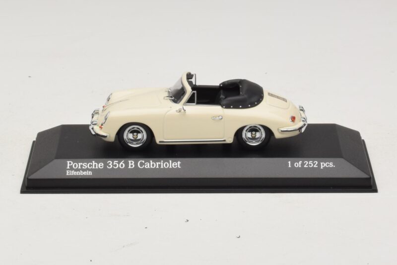 Porsche 356 B Kabriolet Slonokoščena Bela Minichamps 1:43 400064332 Kovina