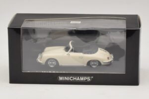 Porsche 356 B Kabriolet Slonokoščena Bela Minichamps 1:43 400064332 Kovina – slika 4 od 4