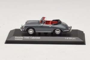 Porsche 356C Cabriolet Siv Minichamps 1:43 430062339 Kovina