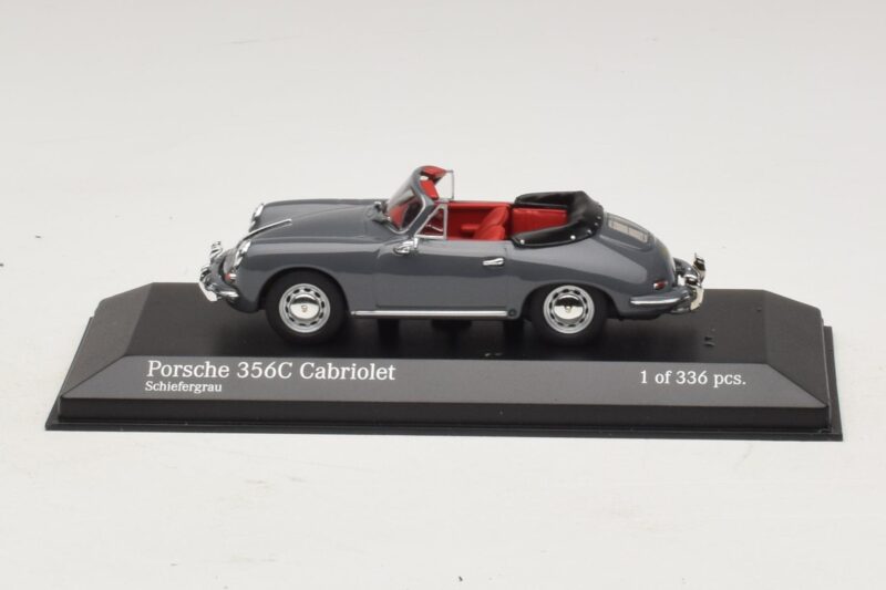 Porsche 356C Cabriolet Siv Minichamps 1:43 430062339 Kovina