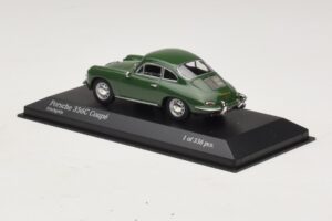Porsche 356C Temno Zelena Minichamps 1:43 430062329 Kovina – slika 3 od 4